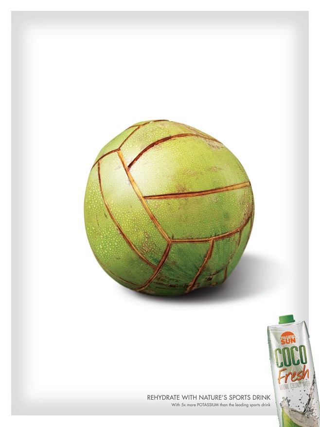 自然之飲，椰動時刻——解構(gòu)Coco Fresh運動飲料海報設(shè)計背后的創(chuàng)意密碼